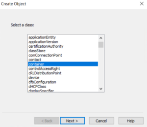 sccm-adsi-create-object-container
