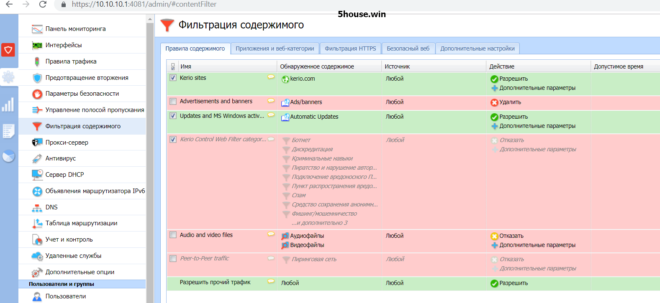 Kerio control как работает